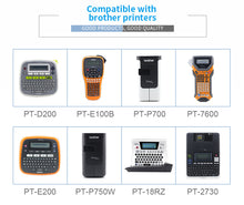 Carregar imagem no visualizador da galeria, Fita para Rotuladoras Brother P-touch Tze231 Tze-231 12mm
